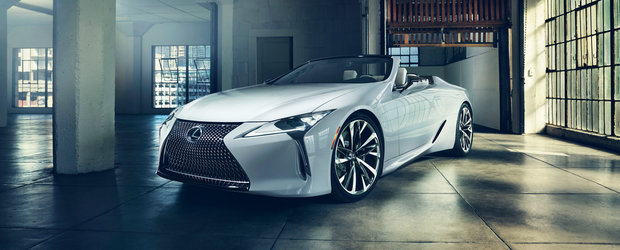 Foarte posibil sa devina cea mai frumoasa decapotabila de pe piata. Lexus lanseaza un LC Cabrio de serie