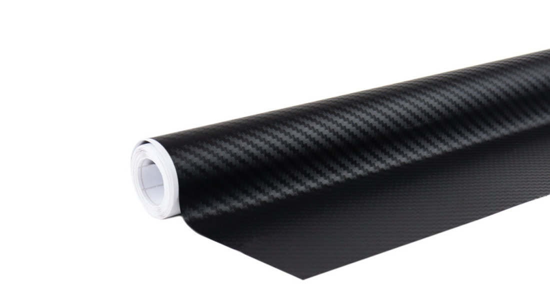Folie 3d Fibră Carbon Black 30cm X 150cm Amio 02598