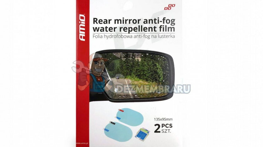Folie anti-ceata pentru oglinzi, set 2 buc, 135x95mm