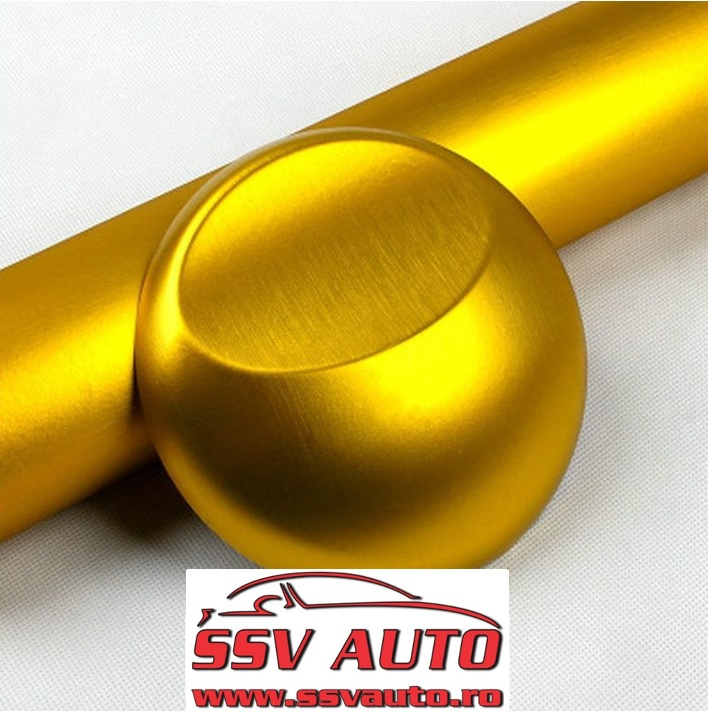Folie Auto Aluminiu Polisat Gold 152CM