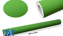 Folie auto carbon 3d texturata verde - colant auto...