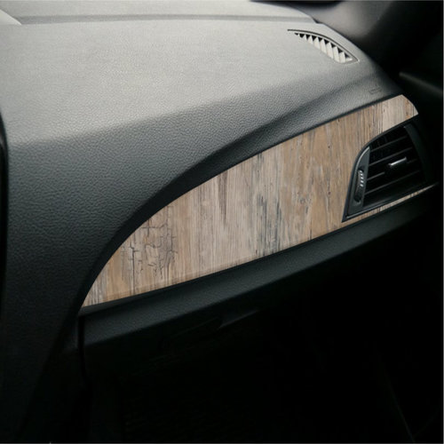 Folie Auto Colantare Trimuri, Model Lemn Rustic, 100 x 45cm AVX-AX2813