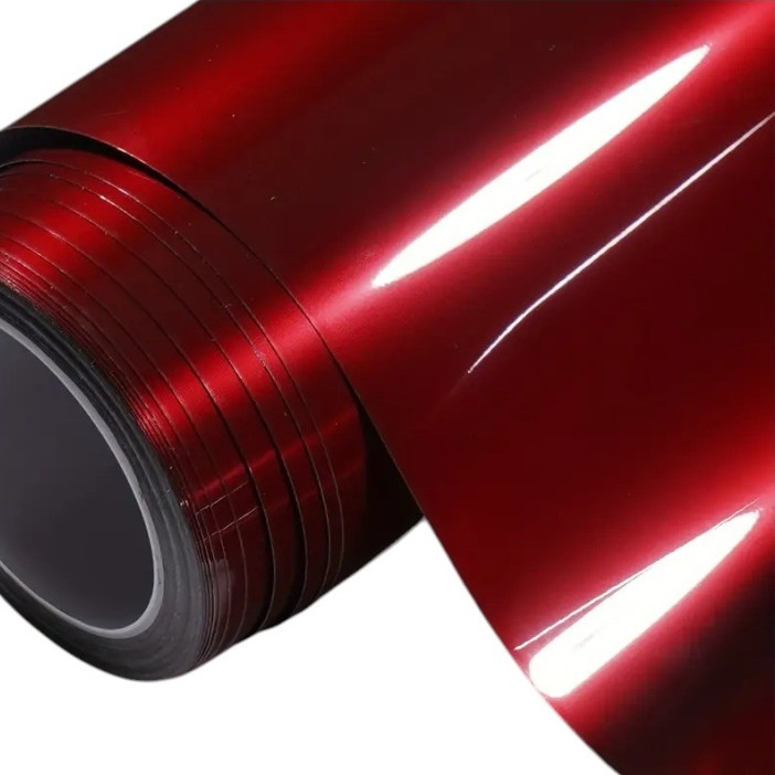 Folie Auto Premium Liquid Metal Cherry Red 100x152cm Rosu 170925-18