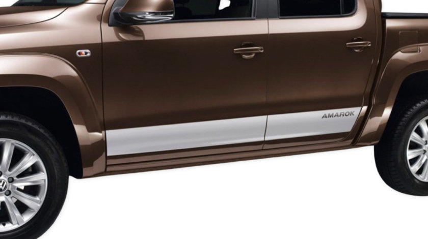 Folie Decorativa Usi Oe Volkswagen Amarok 2010→ Argintiu 2H00643179S9