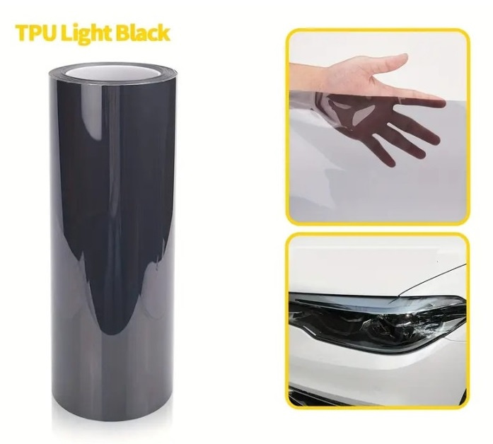 Folie Faruri / Stopuri Premium PPF Lights Black Negru 60cm x 15M 170925-10