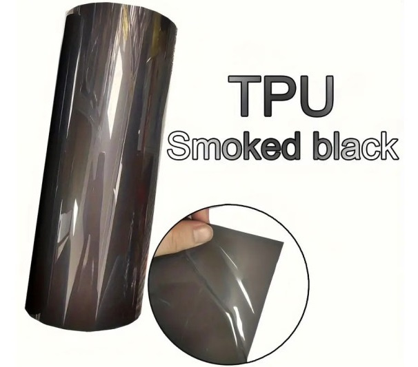 Folie Faruri / Stopuri Smoky Black Negru 60cm x 15M 170925-12