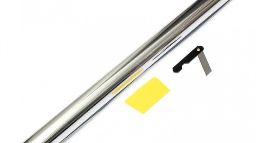 Folie geamuri auto ARGINTIE ( SILVER ) 3m X 0.75m ManiaCars
