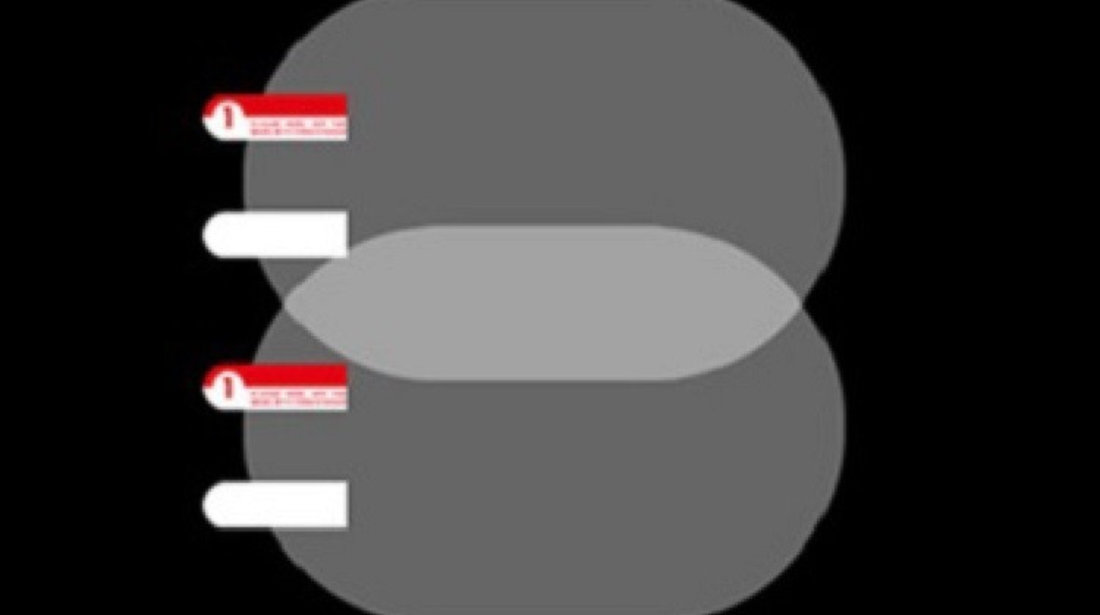 Folie Protectie Oglinda Anti-Apa, Anti-Apa, Anti-Zgariere, Anti-Aburire Set 2 Buc CHEN100X150MM 280820-3