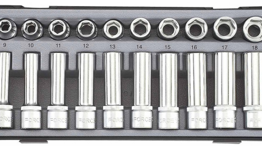 Force Trusa Chei Tubulare 6 Laturi 24 Buc FOR T4248