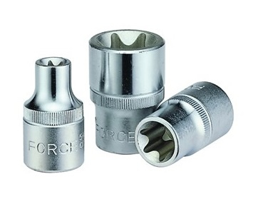 Force Tubulara Torx 3/8&quot; E8-28mm FOR 53608