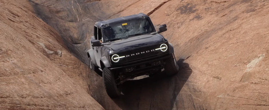 FORD BRONCO se intoarce! Dovada ca NOUL MODEL poate merge chiar pe oriunde