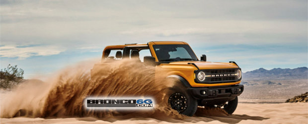 FORD BRONCO se intoarce! NOUL MODEL a ajuns mai devreme pe internet