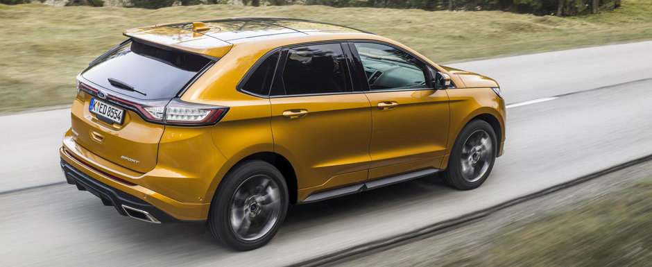 Ford Edge poate fi de acum achizionat si in Romania. Cat costa cel mai mare SUV al marcii disponibil in Europa?
