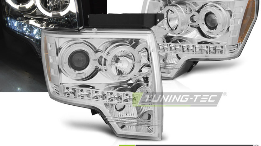 FORD F150 MK12 08-14 ANGEL EYES Crom look