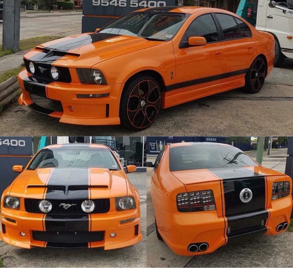 Ford Falcon transformat in Mustang
