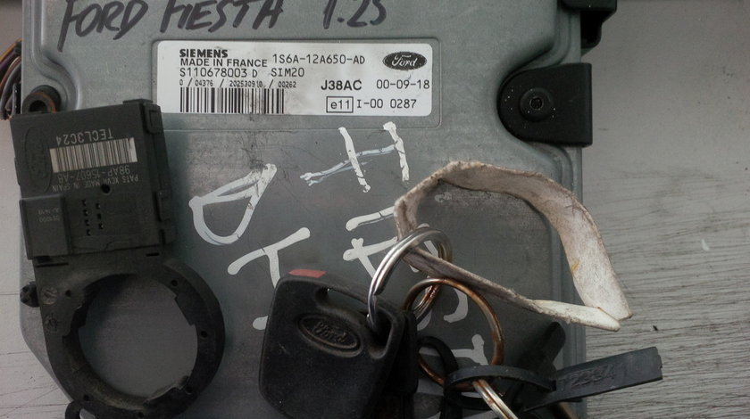 ford fiesta 1.25 1S6A-12A650-AD SIEMENS S110678003D