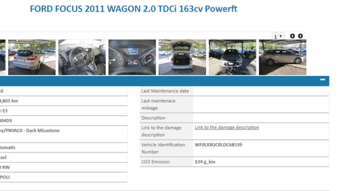 Ford Focus 2.0 Diesel 164 cp Power Shift ! 2014