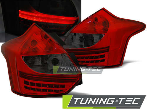 FORD FOCUS 3 11- 10.14 HATCHBACK ROSU SMOKE LED