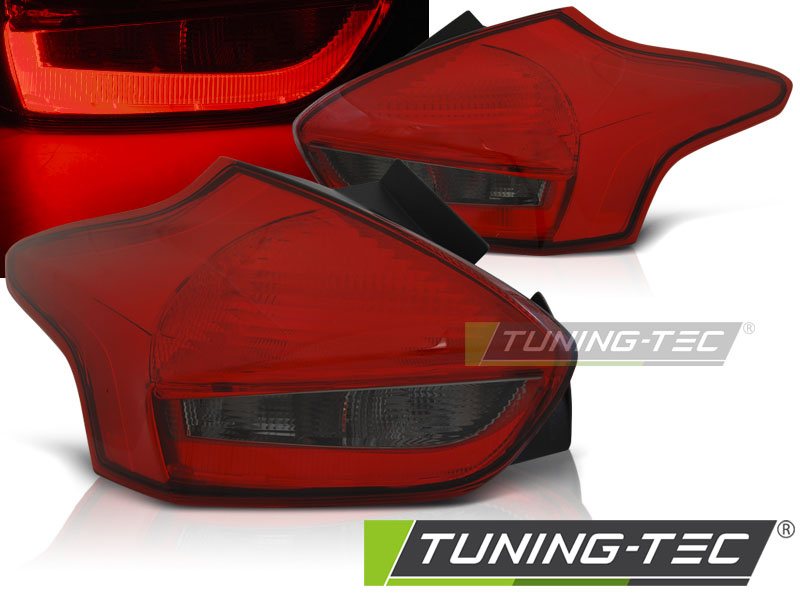 FORD FOCUS 3 15-18 HATCHBACK ROSU SMOKE LED