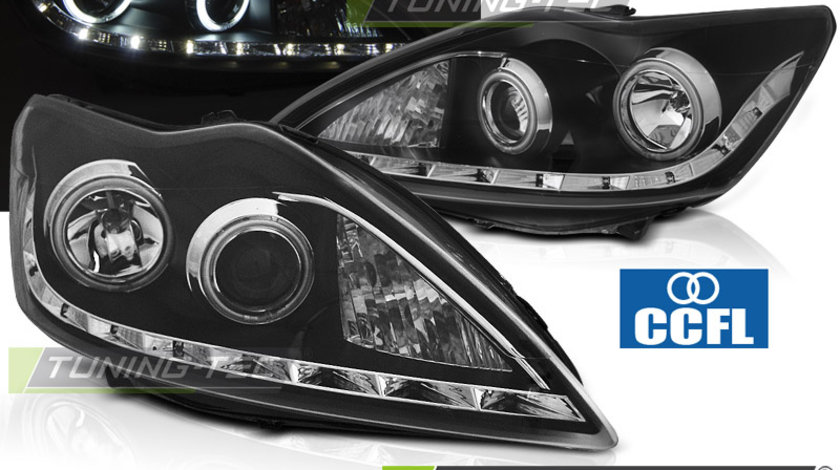 FORD FOCUS II 02.08-10 ANGEL EYES CCFL BLACK