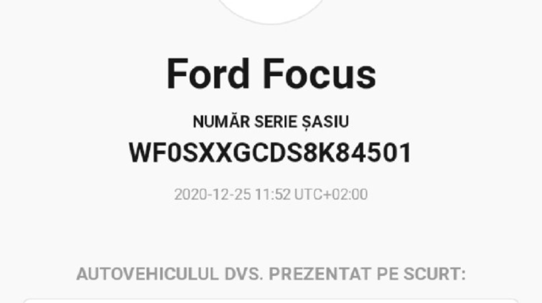 Ford Focus Import Germania km reali 2009