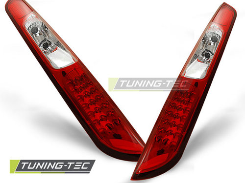 FORD FOCUS MK2 09.04-08 HATCHBACK ROSU ALB LED
