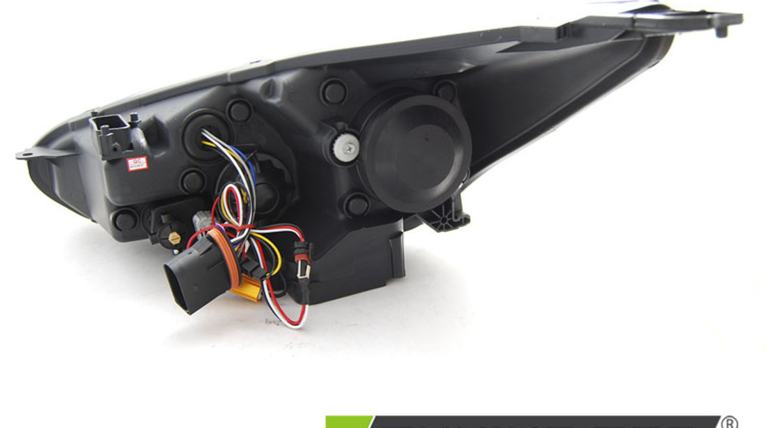 FORD FOCUS MK3 15-18 BLACK DRL LED