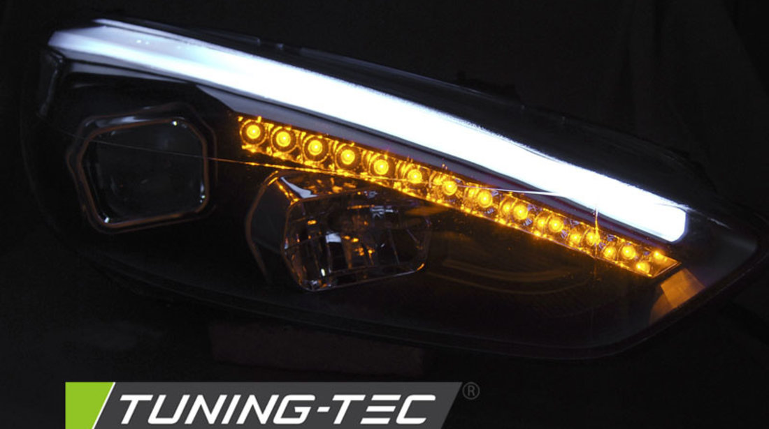 FORD FOCUS MK3 15-18 BLACK DRL LED