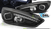 FORD FOCUS MK3 15-18 BLACK DRL LED