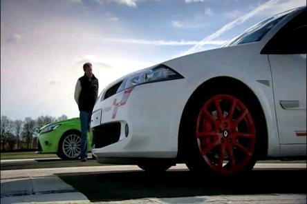 Ford Focus RS si Renault Megane R26.R a la Top Gear