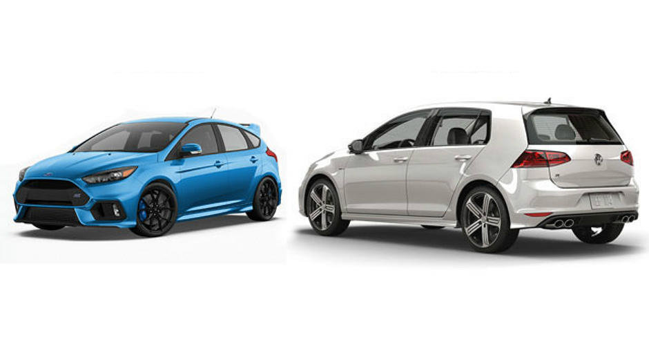 Ford Focus RS vs Volkswagen Golf R: Ce alegi si de ce?