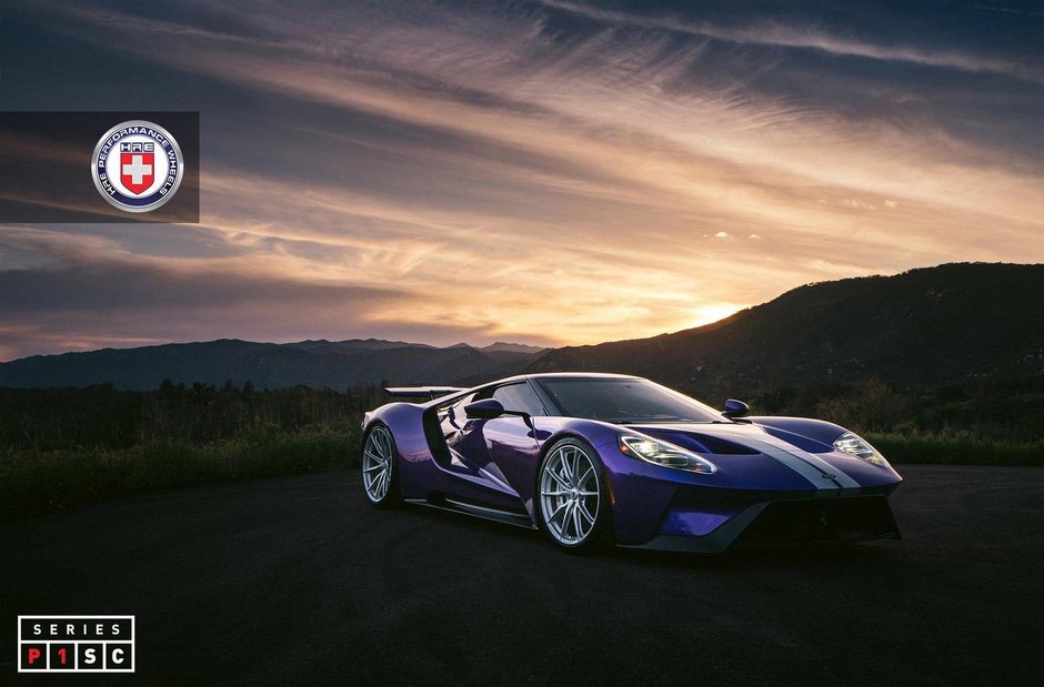 Ford GT cu jante HRE