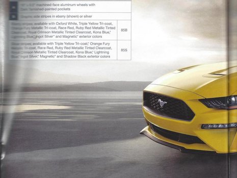 Ford Mustang - Brosura oficiala