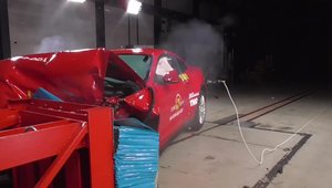 Ford Mustang EuroNCAP 2017 - crash test