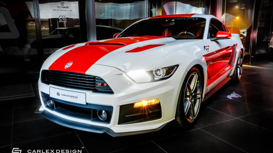 Ford Mustang GT modificat de Roush si Carlex Design