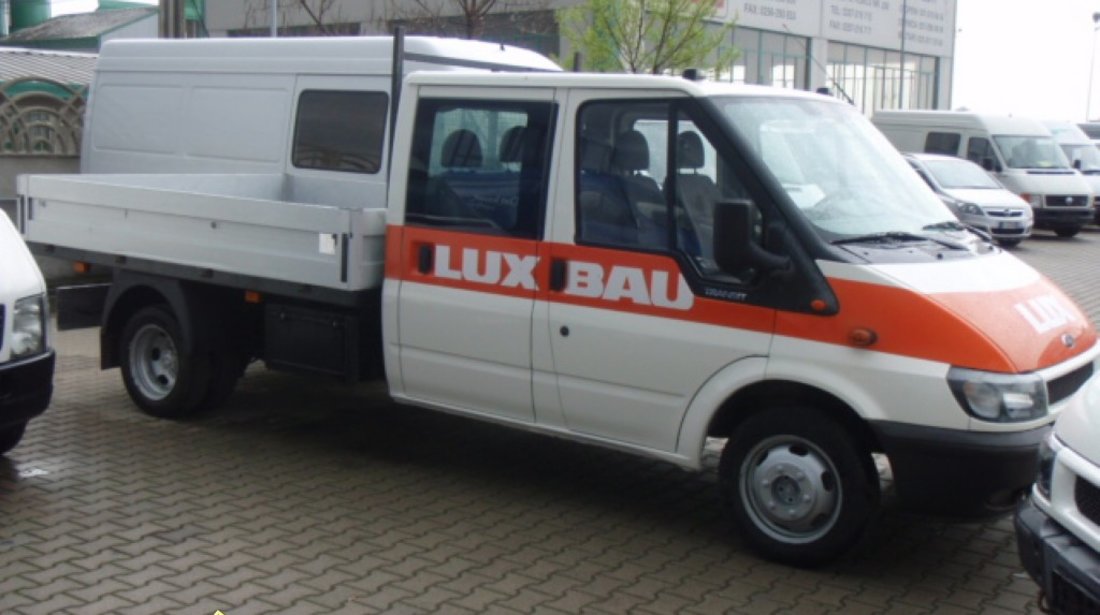 Ford Transit 2 4 D Doka Pritsche Autoutilitara cu Lada Bena