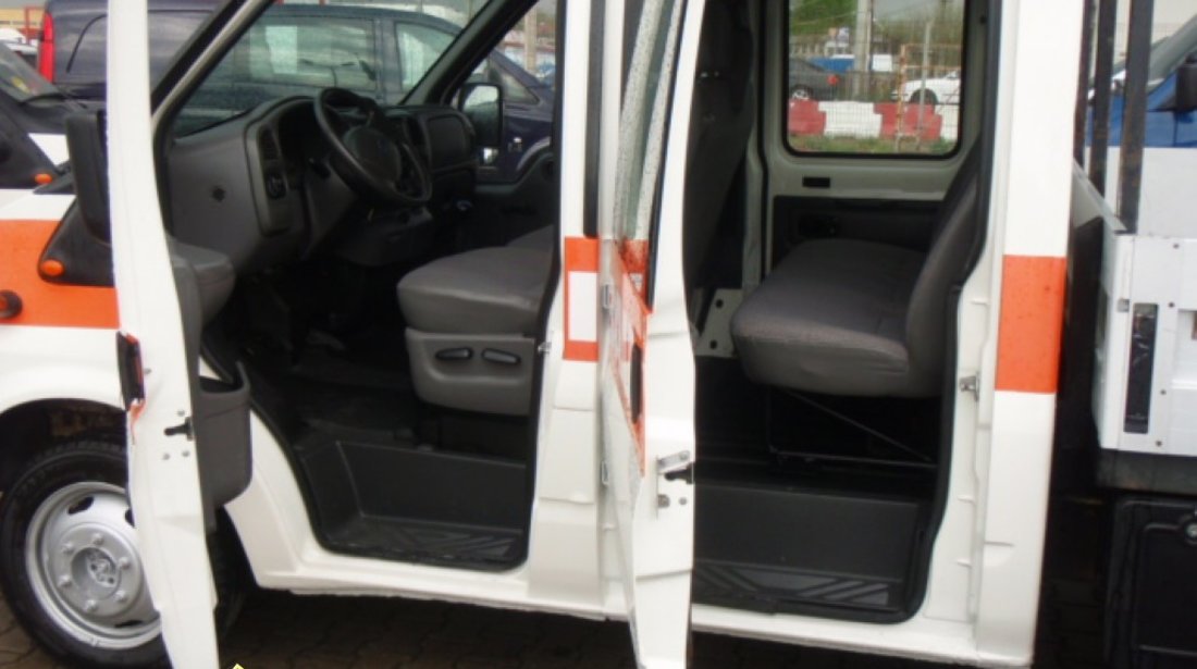 Ford Transit 2 4 D Doka Pritsche Autoutilitara cu Lada Bena