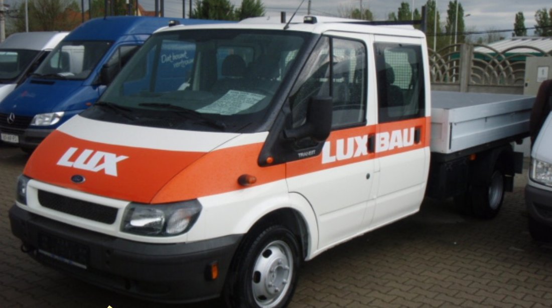 Ford Transit 2 4 D Doka Pritsche Autoutilitara cu Lada Bena