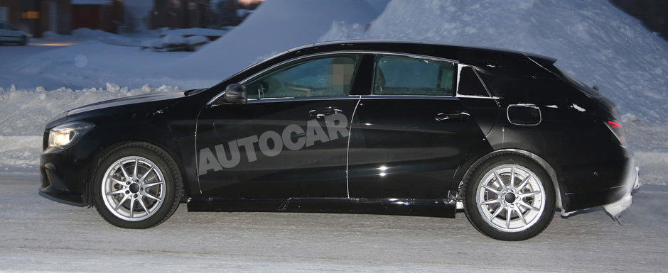 FOTO SPION: Noul Mercedes CLA Shooting Brake este doar un CLS mai mic!