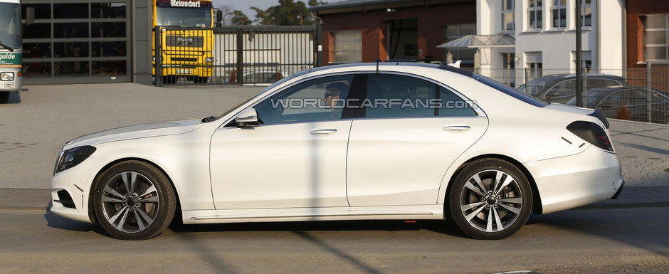 Foto Spion: Noul Mercedes S-Class pozeaza complet necamuflat