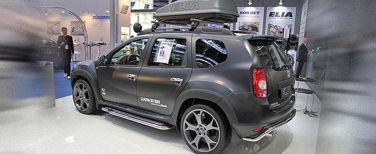 Frankfurt Motor Show 2011: Dacia Duster negru mat si tunat de Elia Frankfurt Motor Show 2011: Dacia Duster negru mat si tunat de Elia