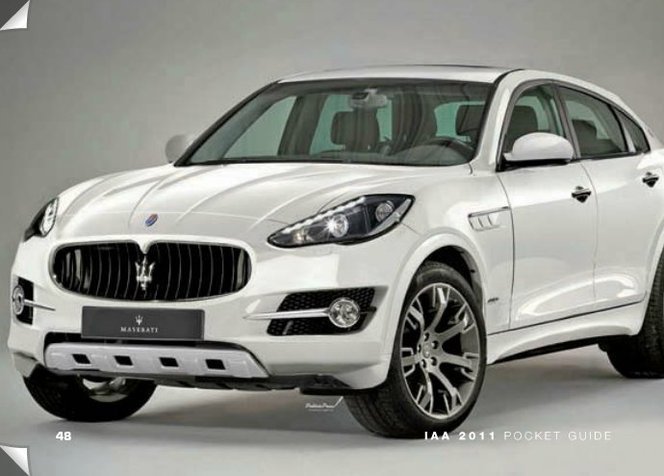 Frankfurt Motor Show 2011: noul SUV Maserati poate fi dezvaluit in premiera