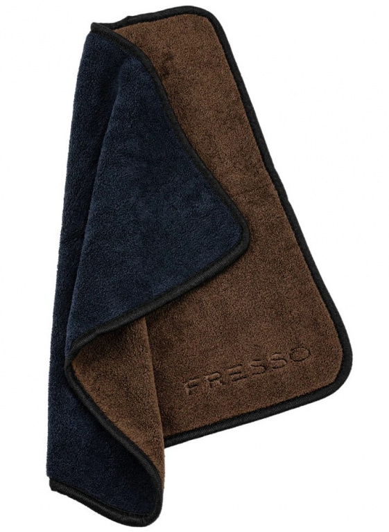 Fresso Toby Perfect Finish Towel Laveta Prosop Uscare / Lustruire Auto Exterior / Interior 40 x 40cm 600gsm Maro / Bleumarin FR-TPFT