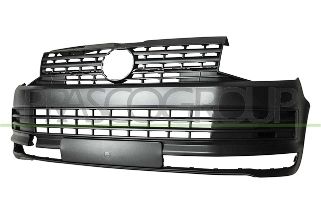 Front Bumper Black Volkswagen T6 Mod. 04/15 01/19 Prasco Vw VG9211001