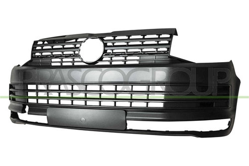 Front Bumper Black Volkswagen T6 Mod. 04/15 01/19 Prasco Vw VG9211001