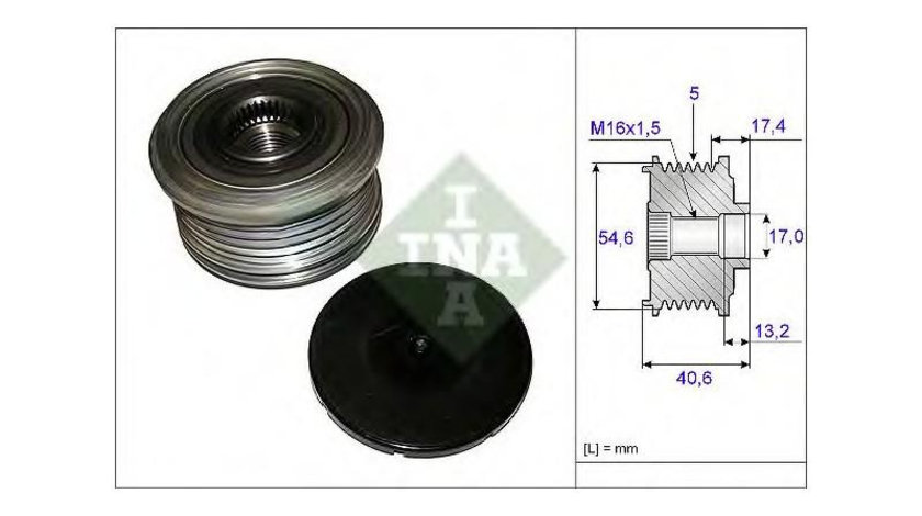 Fulie alternator Dacia LOGAN EXPRESS (FS_) 2009-2016 #2 235505