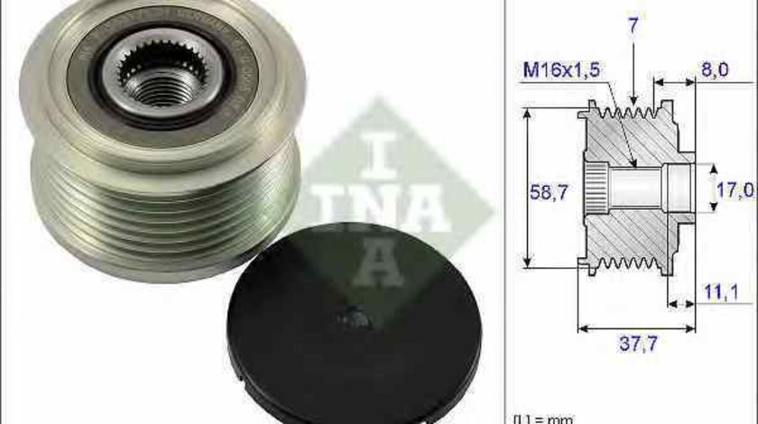 Fulie alternator FORD RANGER TKE INA 535 0128 10