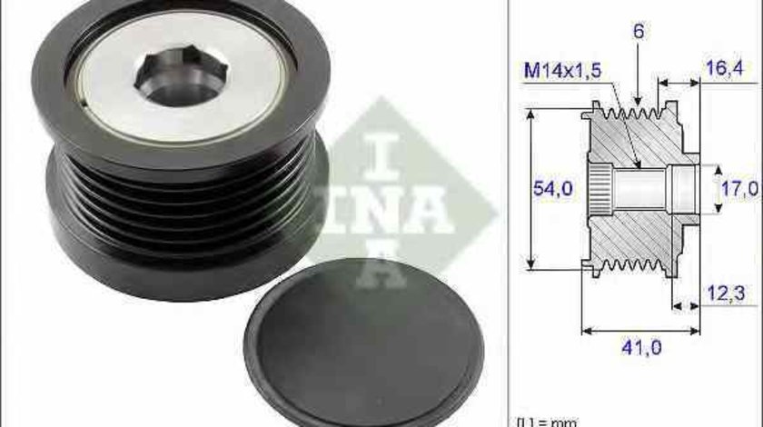 Fulie alternator MAZDA 3 limuzina BL INA 535 0259 10