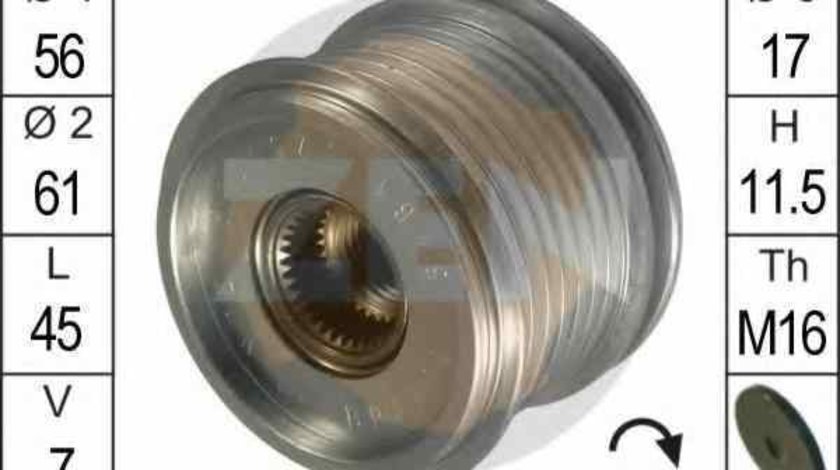 Fulie alternator MERCEDES-BENZ SLK R171 ERA 219062