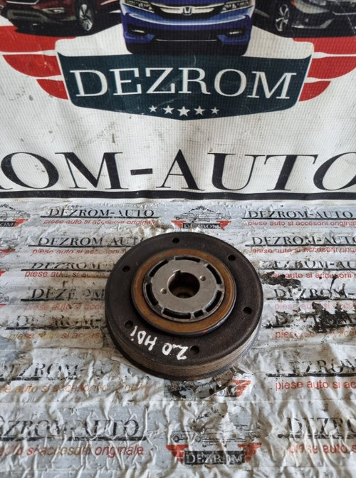 Fulie cu inel ghidare vibrochen CITROËN C5 II 2.2 HDi 170cp cod piesa : 9644347680